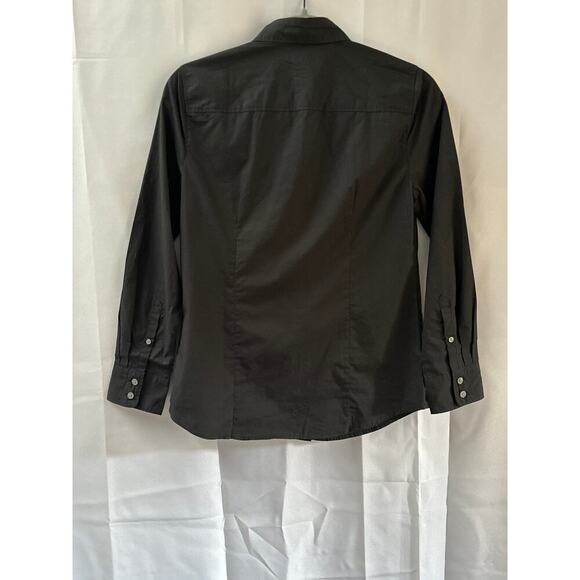 J Crew Black Button Down Shirt SZ PS - Picture 1 of 5